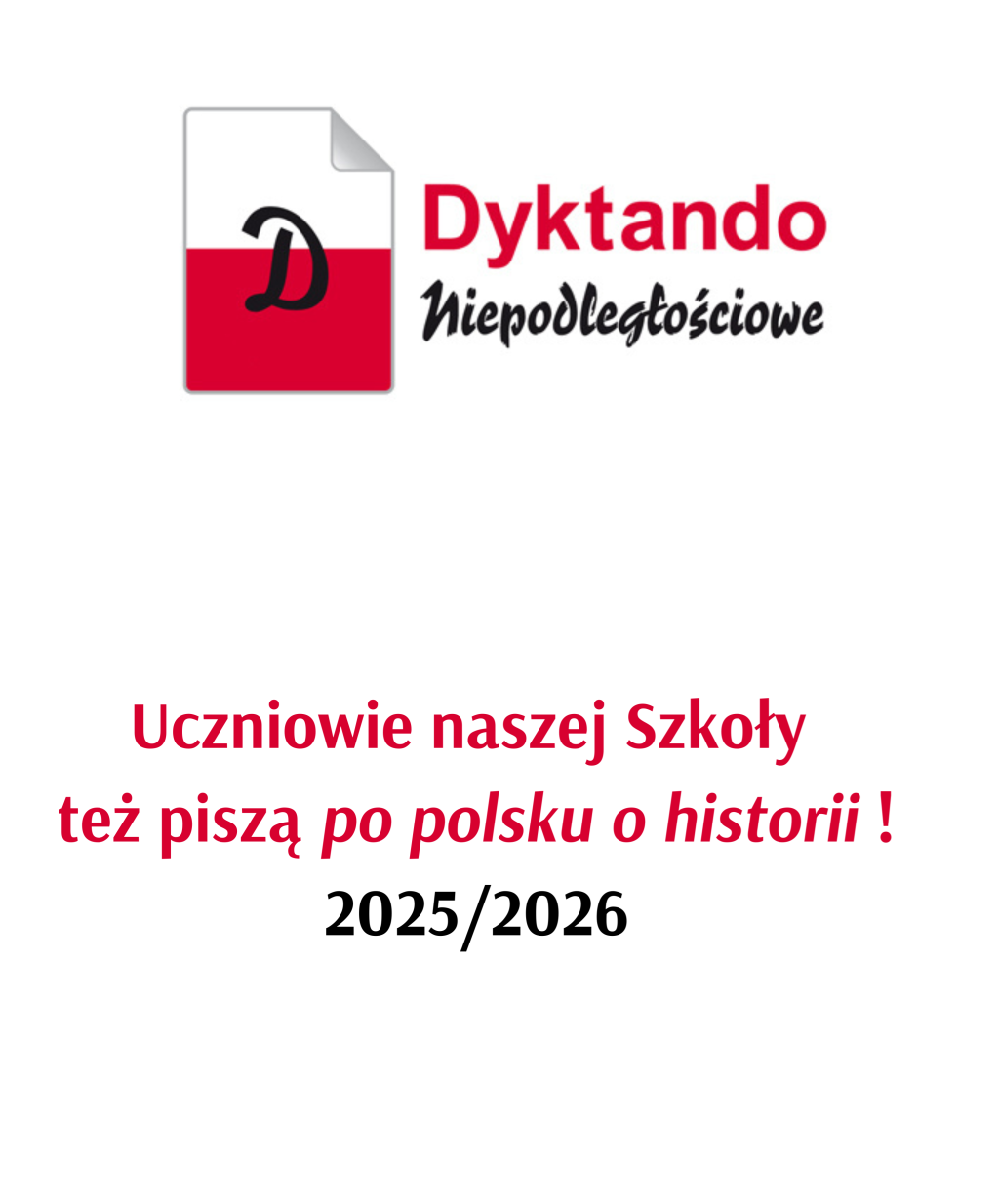 Ogólnopolskie Dyktando Niepodległościowe -