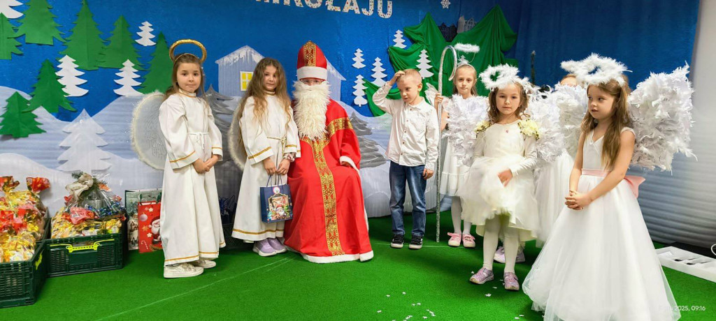 Wizyta Świętego Mikołaja w szkole